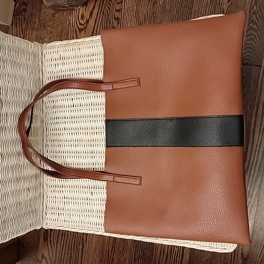 Vince Camuto Leather Tote